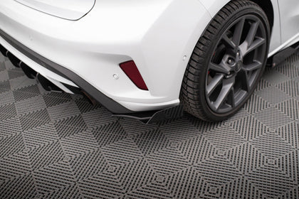 Maxton Rear Side Flaps Ford Focus St Mk4 - Gloss Flaps