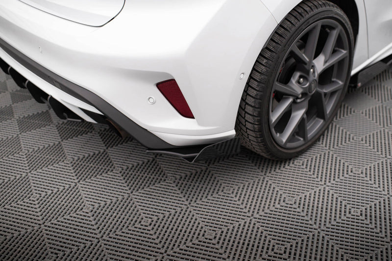Maxton Rear Side Flaps Ford Focus St Mk4 - Gloss Flaps
