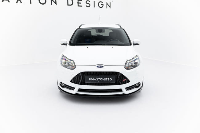 Maxton frontsplitter til Ford Focus ST Mk3 – blank sort – billede 2 af 7