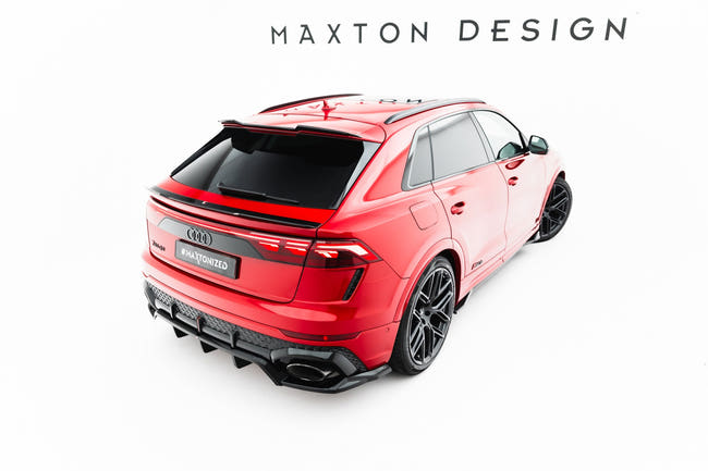 Maxton Upper Spoiler Cap Audi RSQ8 Mk1 - Gloss Black