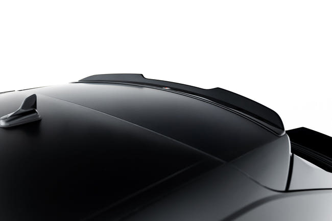 Maxton Spoiler Extension V.1 Audi Q8 S-Line - Gloss Black