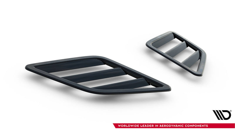 Maxton Bonnet Vents - Gloss Black