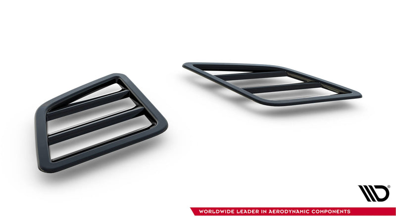 Maxton Bonnet Vents - Gloss Black