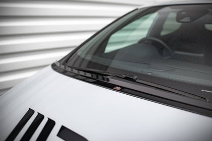 Maxton motorhjelmstilbehør til Ford Fiesta Standard/ ST-Line/ ST – blank sort – billede 1 af 5