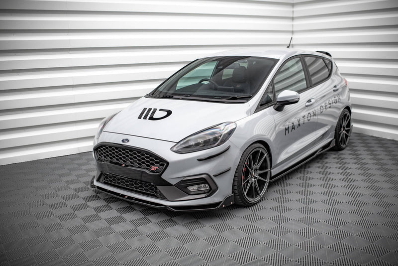 Maxton motorhjelmstilbehør til Ford Fiesta Standard/ ST-Line/ ST – blank sort – billede 3 af 5