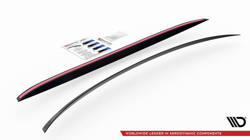 Maxton motorhjelmstilbehør til Ford Fiesta Standard/ ST-Line/ ST – blank sort – billede 4 af 5