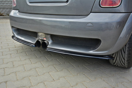 Maxton Rear Side Splitters Mini R53 Cooper S Jcw  - Gloss Black