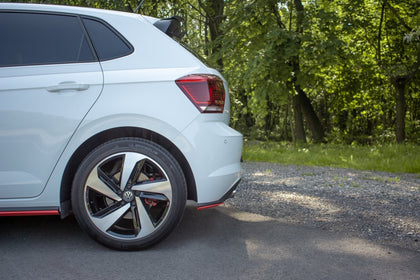Maxton side splitters til Volkswagen Polo GTI Mk6 – blank sort – billede 2 af 10