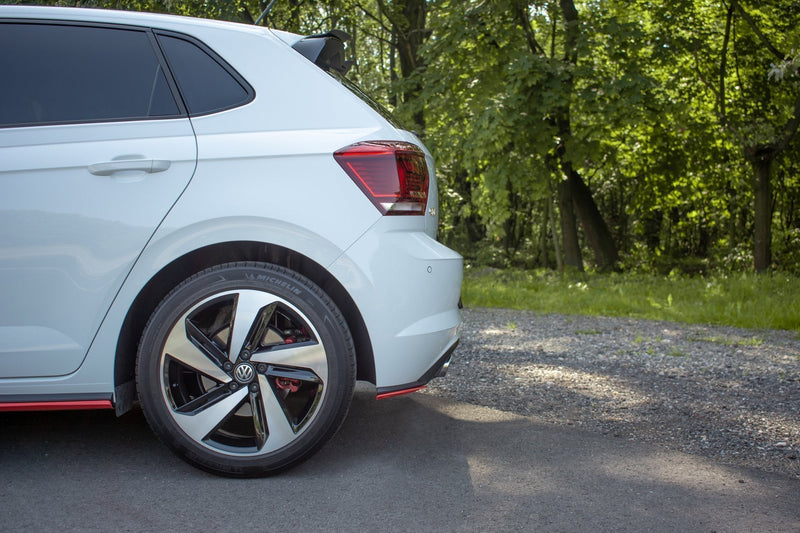 Maxton side splitters til Volkswagen Polo GTI Mk6 – blank sort – billede 2 af 10
