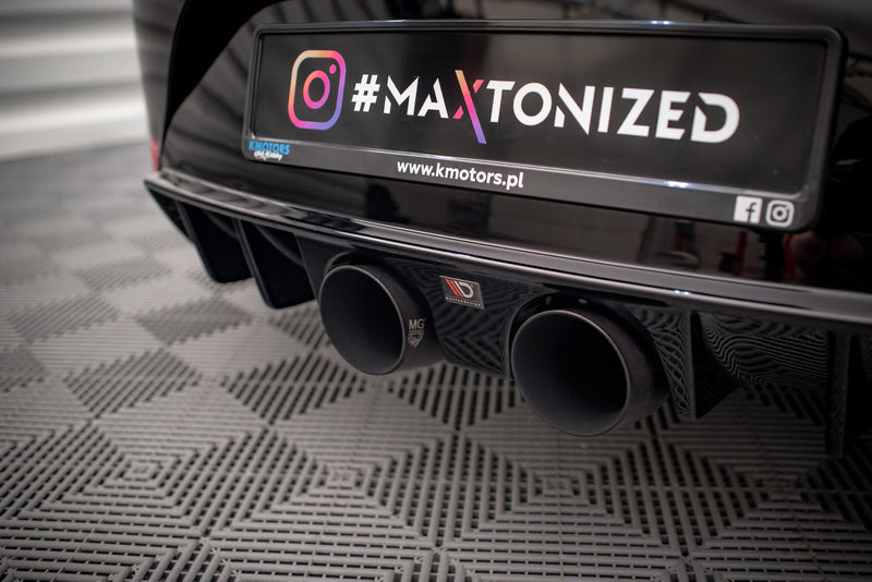 Maxton rear valance til Seat Leon Cupra/ FR Mk2 – blank sort – billede 6 af 8