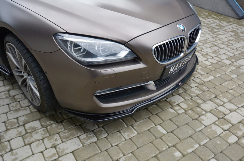 Maxton frontsplitter til BMW 6 Gran Coupé – blank sort – billede 2 af 6