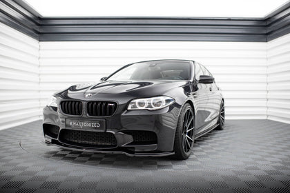 Maxton frontsplitter til BMW M5 F10 – blank sort – billede 1 af 5