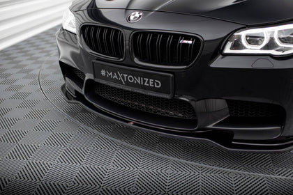 Maxton frontsplitter til BMW M5 F10 – blank sort – billede 3 af 5