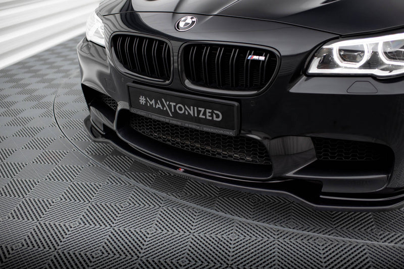 Maxton frontsplitter til BMW M5 F10 – blank sort – billede 3 af 5