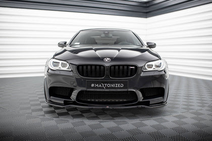 Maxton frontsplitter til BMW M5 F10 – blank sort – billede 2 af 5