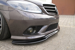 Maxton frontsplitter til Mercedes CL 500 C216 Amgline – blank sort – billede 2 af 3