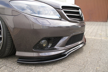 Maxton frontsplitter til Mercedes CL 500 C216 Amgline – blank sort – billede 2 af 3