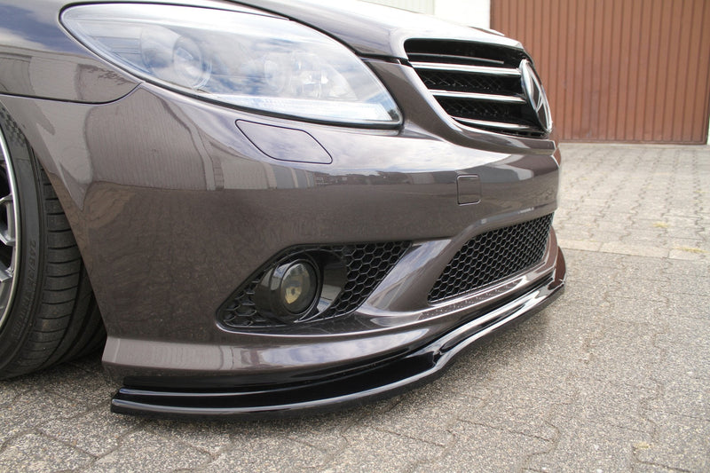 Maxton frontsplitter til Mercedes CL 500 C216 Amgline – blank sort – billede 2 af 3