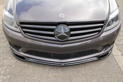 Maxton frontsplitter til Mercedes CL 500 C216 Amgline – blank sort – billede 1 af 3