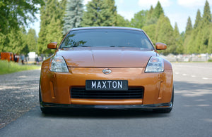 Maxton frontsplitter til Nissan 350Z – blank sort – billede 2 af 5