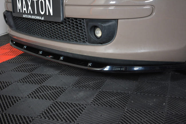 Maxton frontsplitter til Fiat 500 Hatchback – blank sort – billede 1 af 6