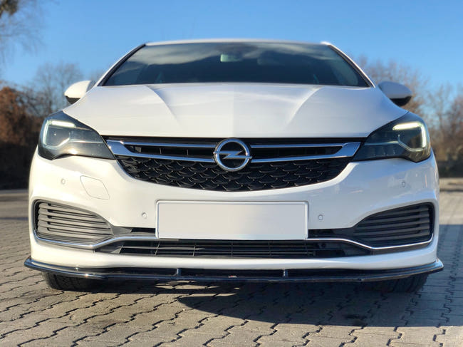 Maxton frontsplitter til Opel Astra K OPC-LINE – blank sort – billede 2 af 4