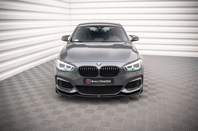 Maxton frontsplitter til BMW 1 F20/F21 M-Power – blank sort – billede 2 af 5