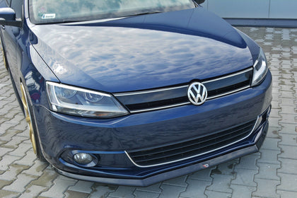 Maxton frontsplitter til Volkswagen Jetta Mk6 Sedan – blank sort – billede 3 af 3