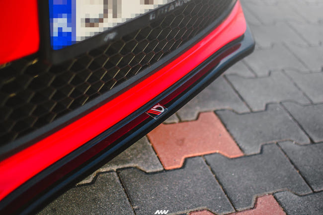 Maxton frontsplitter til Volkswagen Polo GTI Mk5 – blank sort – billede 2 af 3