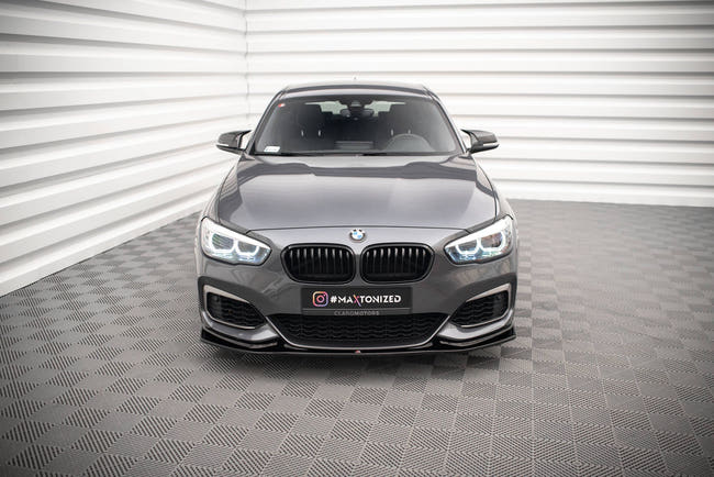 Maxton frontsplitter til BMW 1 F20/F21 M-Power – blank sort – billede 2 af 5