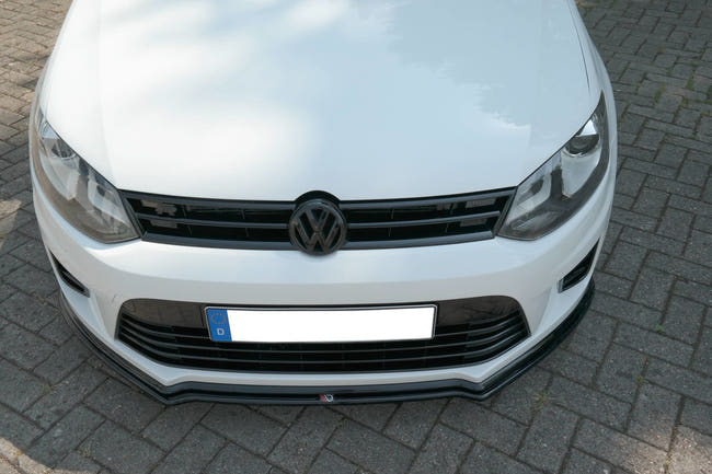 Maxton frontsplitter til Volkswagen Polo WRC Mk5 – blank sort – billede 1 af 5