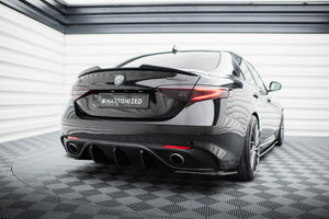 Maxton side splitters til Alfa Romeo Giulia Veloce – blank sort – billede 3 af 5