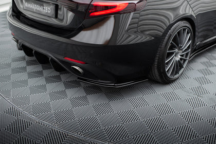 Maxton side splitters til Alfa Romeo Giulia Veloce – blank sort – billede 1 af 5