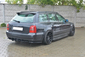Maxton side splitters til Audi S4 B5 Avant – blank sort – billede 2 af 3