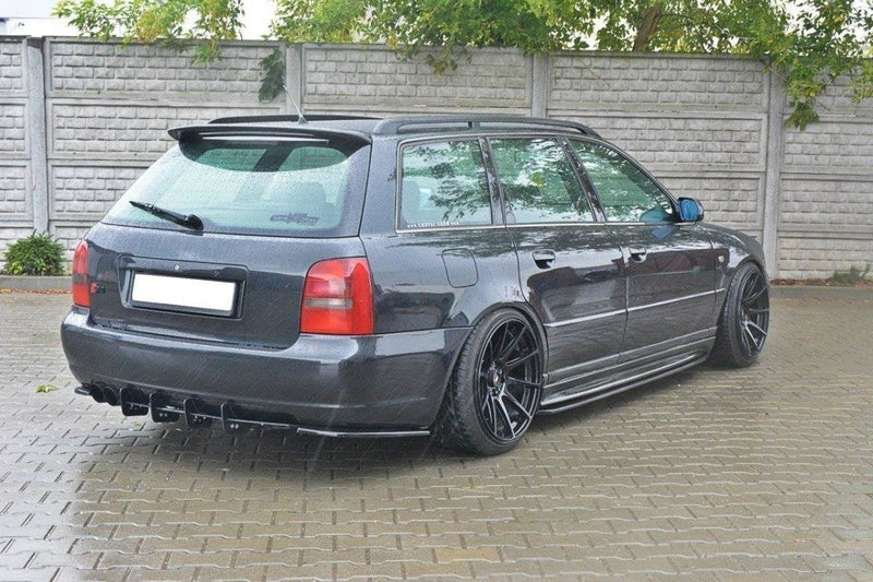 Maxton side splitters til Audi S4 B5 Avant – blank sort – billede 2 af 3