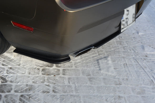 Maxton Rear Side Splitters Dodge Challenger Mk3. Phase-I Srt8 Coupe - Gloss Black