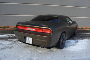 Maxton Rear Side Splitters Dodge Challenger Mk3. Phase-I Srt8 Coupe - Gloss Black