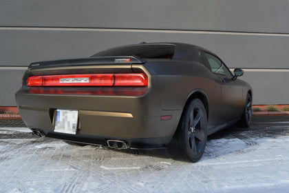 Maxton Rear Side Splitters Dodge Challenger Mk3. Phase-I Srt8 Coupe - Gloss Black