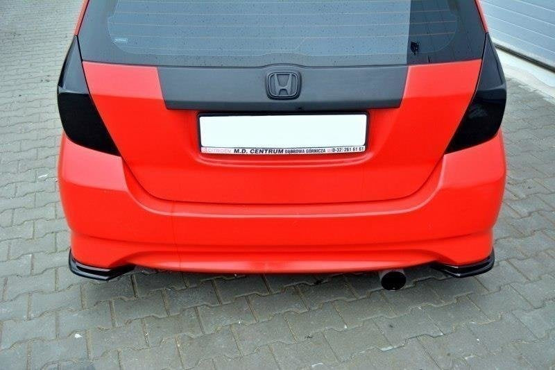 Maxton rear side splitters til Honda Jazz Mk1 – blank sort – billede 2 af 4