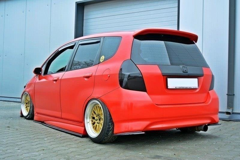 Maxton rear side splitters til Honda Jazz Mk1 – blank sort – billede 1 af 4