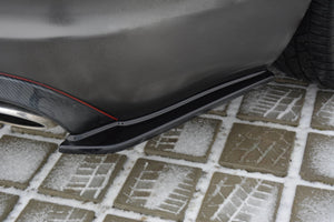 Maxton side splitters til Jaguar XF (X250) Mk1 Sportbrake S-PACK – blank sort – billede 1 af 4