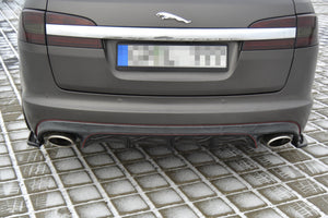 Maxton side splitters til Jaguar XF (X250) Mk1 Sportbrake S-PACK – blank sort – billede 2 af 4