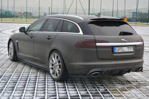 Maxton side splitters til Jaguar XF (X250) Mk1 Sportbrake S-PACK – blank sort – billede 4 af 4