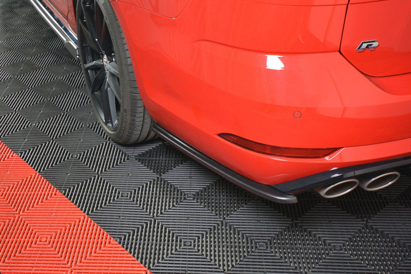Maxton side splitters til Volkswagen Golf Mk7 R Variant Facelift – blank sort – billede 1 af 5