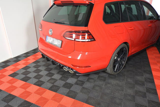 Maxton side splitters til Volkswagen Golf Mk7 R Variant Facelift – blank sort – billede 2 af 5