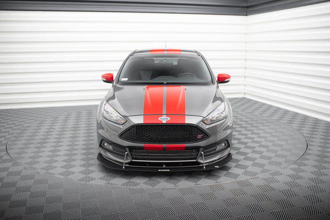 Maxton Hybrid Front Splitter V.1 Ford Focus St Mk3 Fl