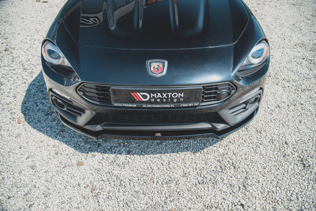 Maxton Front Splitter Fiat 124 Spider Abarth - Gloss Black