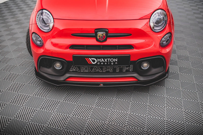 Maxton frontsplitter til Abarth 595 Mk1 Facelift – blank sort – billede 2 af 4