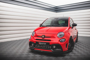 Maxton frontsplitter til Abarth 595 Mk1 Facelift – blank sort – billede 1 af 4