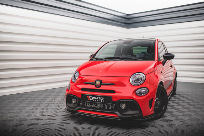 Maxton frontsplitter til Abarth 595 Mk1 Facelift – blank sort – billede 1 af 4